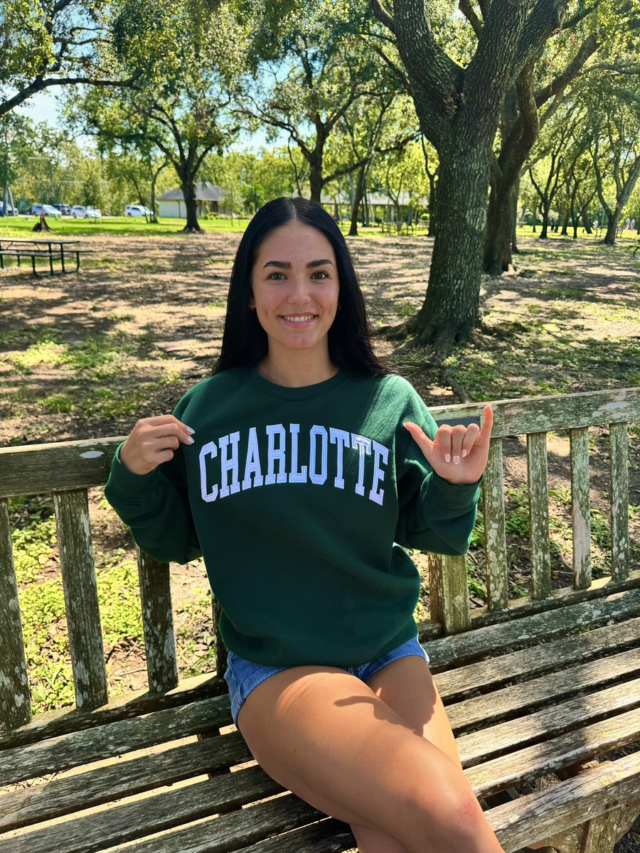 ๐พ๐๐ก๐ค๐ ๐ผ๐ก๐๐ง๐๐๐ (@chloepaldrich) on Twitter photo I am so excited to announce I have decided to continue my athletic and academic career at UNCC! Thank you to all of my friends, family, and coaches. And of course <a href="/NationalEsparza/">Strykers National Esparza ๐</a>.
Go Niners! ๐๐ค<a href="/CharlotteSB/">Charlotte Softball</a> <a href="/cbreault12/">Courtney Breault</a> <a href="/alyssa_bilodeau/">Alyssa Bilodeau</a> <a href="/JakeCombs_/">Jake Combs</a> I am so excited to announce I have decided to continue my athletic and academic career at UNCC! Thank you to all of my friends, family, and coaches. And of course <a href="/NationalEsparza/">Strykers National Esparza ๐</a>.
Go Niners! ๐๐ค<a href="/CharlotteSB/">Charlotte Softball</a> <a href="/cbreault12/">Courtney Breault</a> <a href="/alyssa_bilodeau/">Alyssa Bilodeau</a> <a href="/JakeCombs_/">Jake Combs</a>