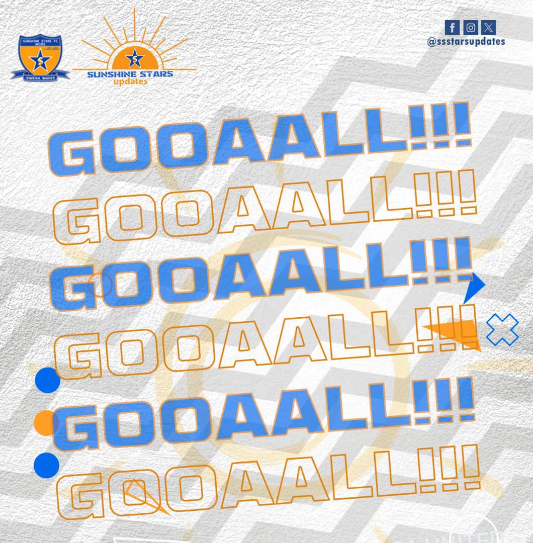 ssstarsupdates's tweet photo. 89” Goallllllll✨✨✨✨✨
Stephen Chukwude scored to make it 3 for sunshine assisted by Chinedu Nwosu
SUN⚪️ 3 🆚BAY 0🔵
#SUNBAY
#NPFL25
#Owenawhales
#SunshineStarsUpdates
#MatchDay1 https://t.co/wz8ixuNlk3