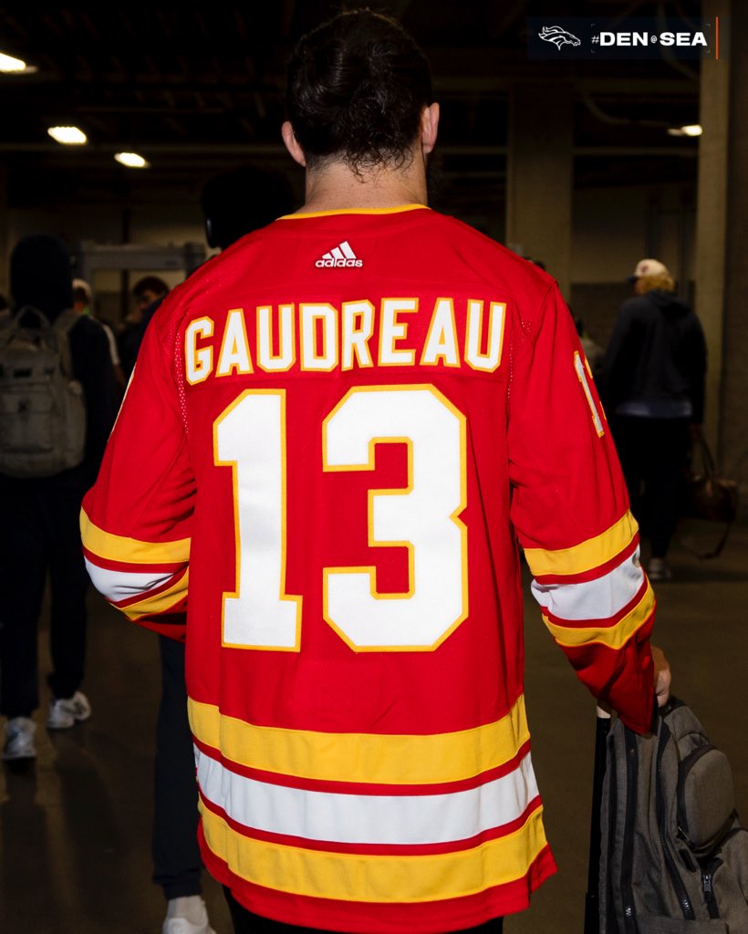 Broncos's tweet image. For the Gaudreaus 🤍