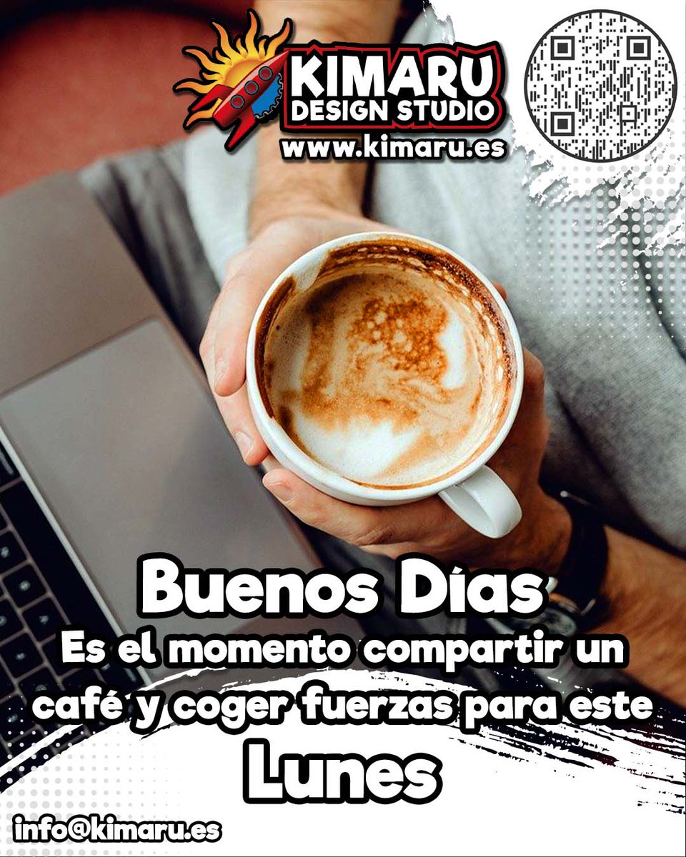 kimaru_es's tweet photo. ¡Buenos Días!
¡Es el momento compartir un café y coger fuerzas para este Lunes!☕☕😍🚀🖖

#BuenosDias #BuenosDiasMundo #BuenosDías #BuenosDiasATodos #diseñografico #diseño #rodadebara #diseñoweb #elvendrell #torredembarra #graphicdesigner #tarragona #barcelona #graphicdesign https://t.co/uVY7dxVwBU