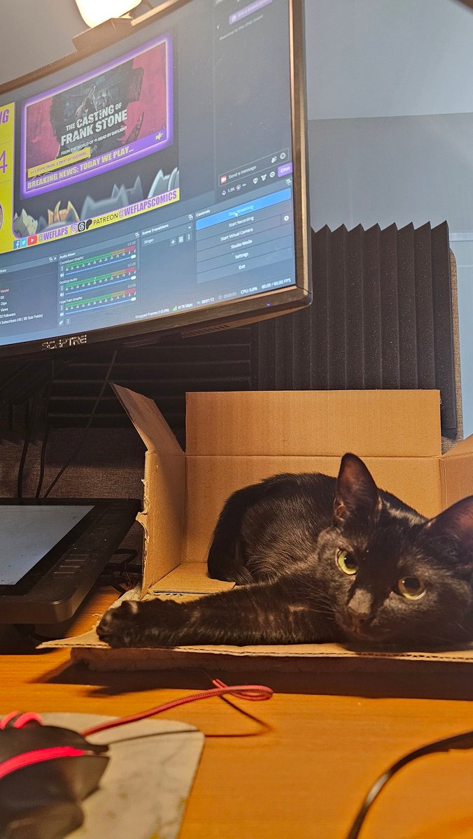 We are LIVE with the Casting of Frank Stone Part 3!
WE as an audience have only got 2 folks killed...so. not bad. Hop in! twitch.tv/weflaps