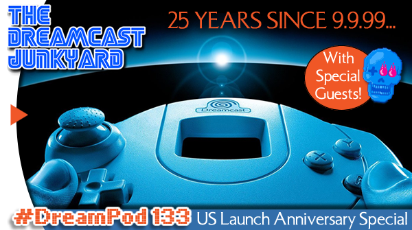 TheDCJunkyard's tweet image. It's been 25 years since the North American launch of the SEGA #Dreamcast on that iconic date of 9.9.99. Special guests, including @stopskeletons and @DerekPascarella join us on this special episode of the #DreamPod podcast to reminisce. 

🎧Listen here: buzzsprout.com/42610/15701736