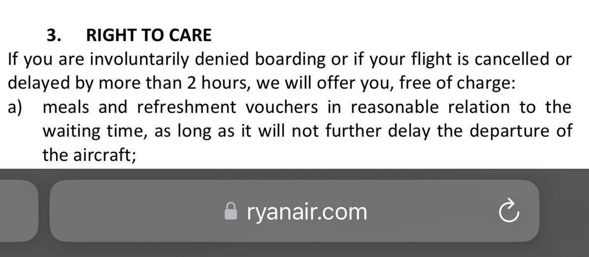 jacktomhogan's tweet photo. @Ryanair I’m on FR122 DUB to LGW—we’ve been on the plane for 2 hours and have been told we will not depart for 2 more hours. However, we have also been told we will not receive free meals and refreshments. This would be a breach of EU261 per your website https://t.co/w4MMe5uQku https://t.co/98mNrM5LlJ