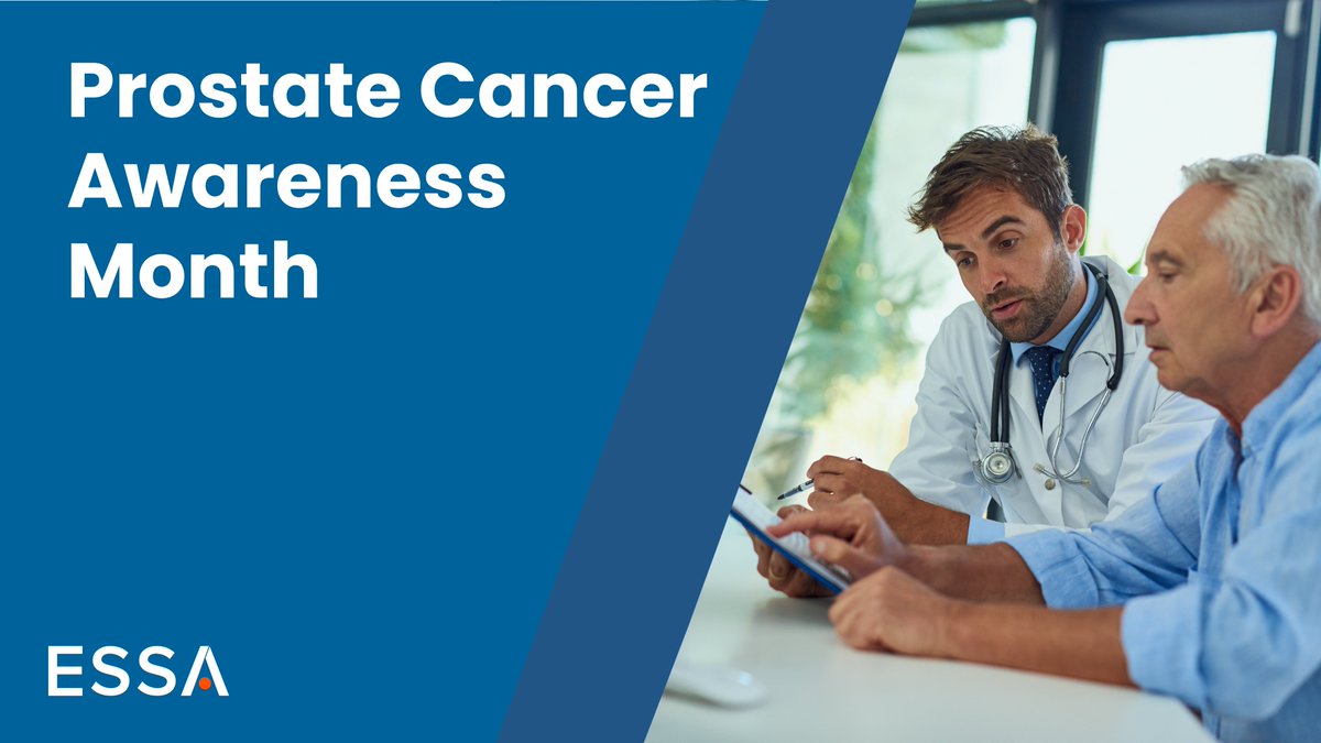 September is Prostate Cancer Awareness Month! At ESSA, we are developing the next generation of treatments for prostate cancer. For more information on prostate cancer and how to spread awareness, visit: pcf.org