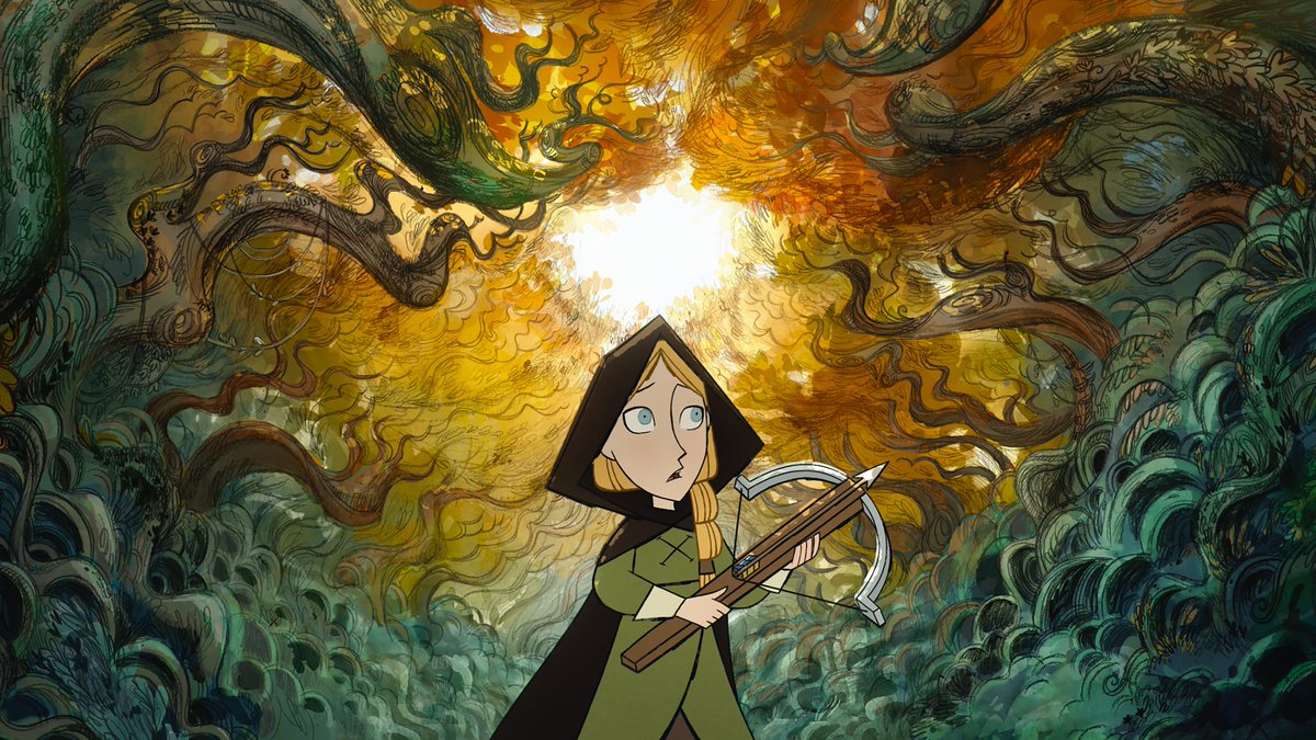 Animated_Antic's tweet photo. Wolfwalkers is such a work of art. Cartoon Saloon just always excels with their animated films. https://t.co/F8xqEmi7Rm