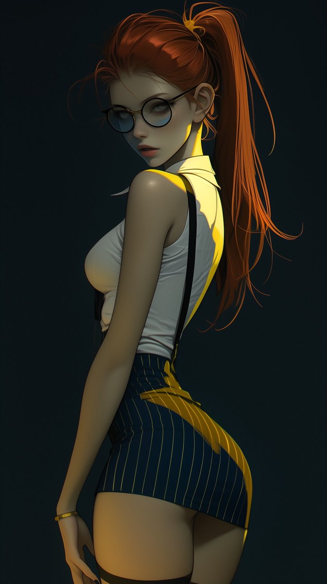 djom900's tweet image. Qt your glasses art