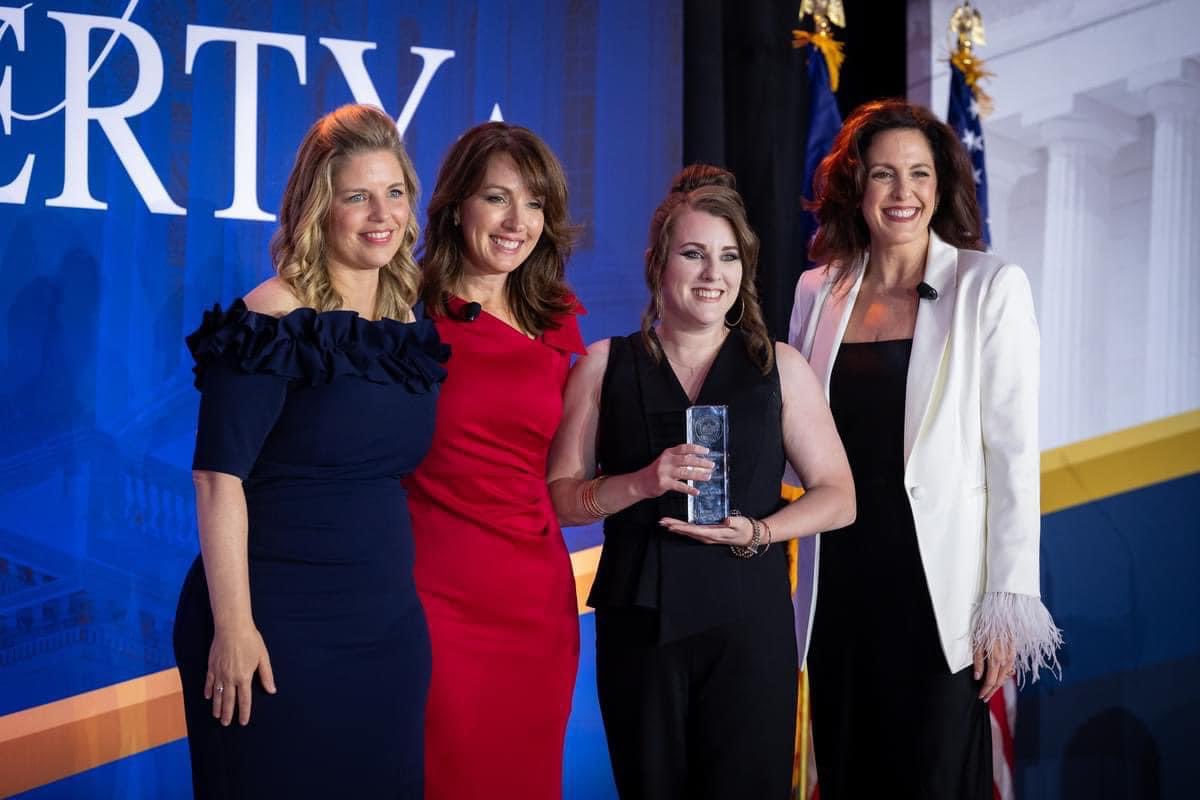 SilentSamIAm's tweet image. Watching extremist Moms For Liberty hand out silly awards to its book banning members is so reminiscent of the awards and medals the racist United Daughters of the Confederacy give to each other for their historic revisionism. #SamePlaybook #EveryoneGetsATrophy