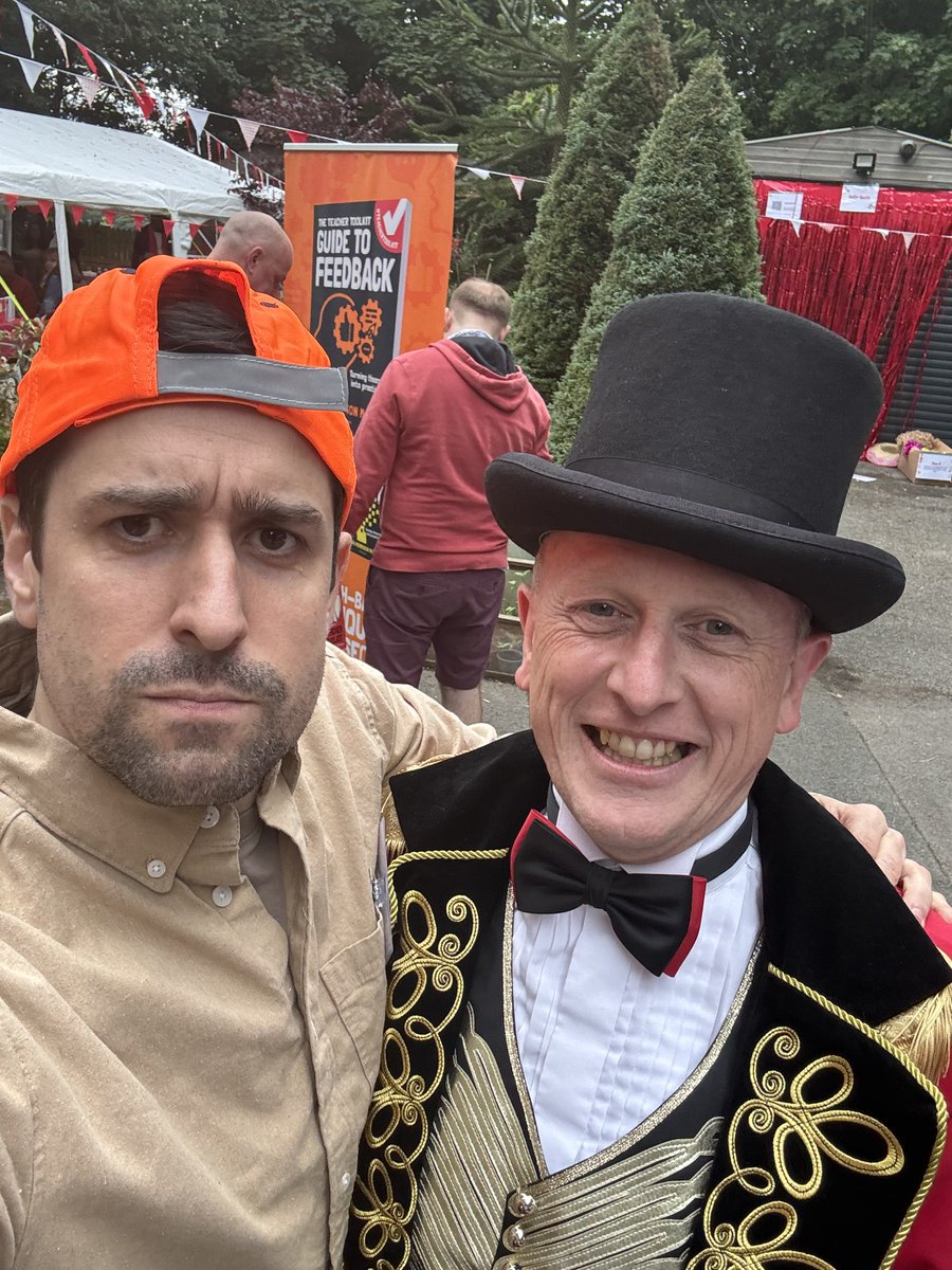 Happy Birthday to the one and only <a href="/AndyCKent/">Andy Kent</a> 🎉🥳🎂

Benefits of knowing Andy👇

✅He puts his jam and cream on a scone the right way 

✅He always brings good vibes

✅He looks great dressed up as a ring master 

PS - this is not a paid ad for <a href="/TeacherToolkit/">🇬🇧 TeacherToolkit.co.uk</a> Guide to Feedback