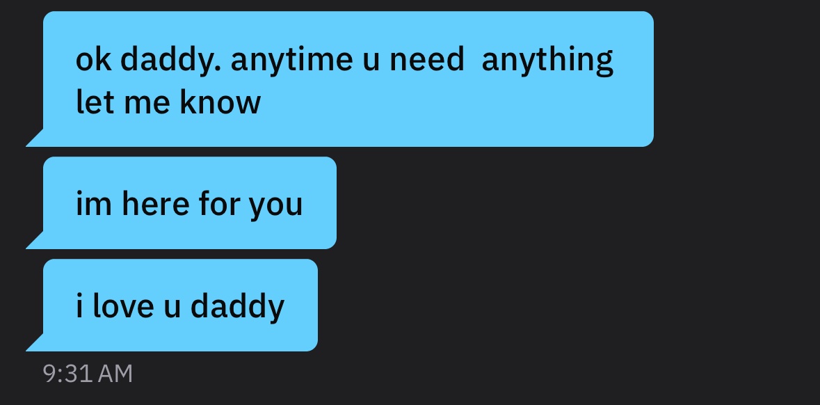 Reader: we have never met.