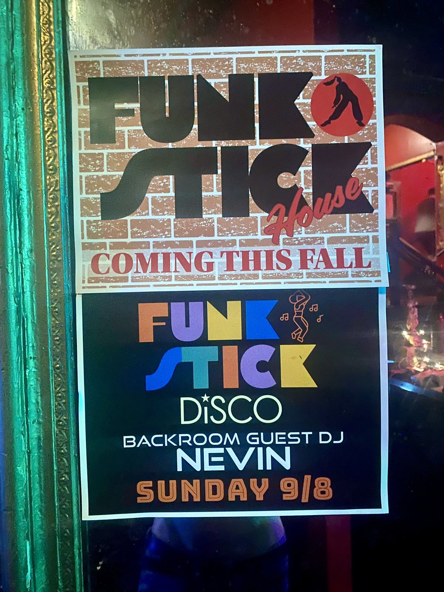 Soooo excited to be the first backroom DJ at <a href="/FunkStickChi/">FunkStick</a> tonight! My set: 7-midnight 
🪩✨😈 events.humanitix.com/funkstick-disc…