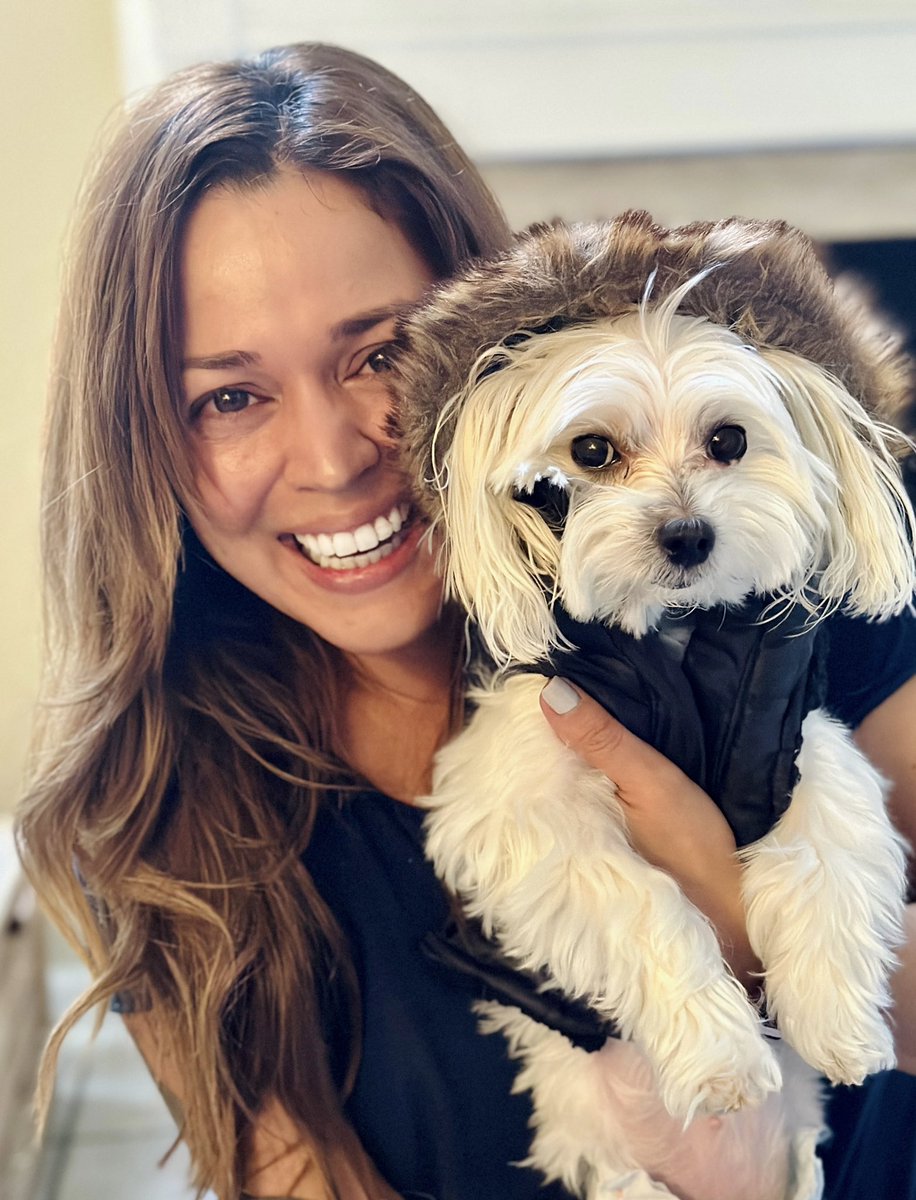 I bought my furry niece a (faux) fur coat! Happy Sunday!