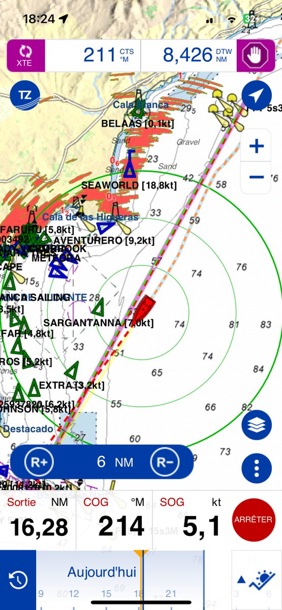 AIS Targets &amp; Radar on <a href="/MyTIMEZERO/">MyTIMEZERO</a> TZ iBoat App with our AIT5000 and DRS4W <a href="/furuno_global/">Furuno</a>