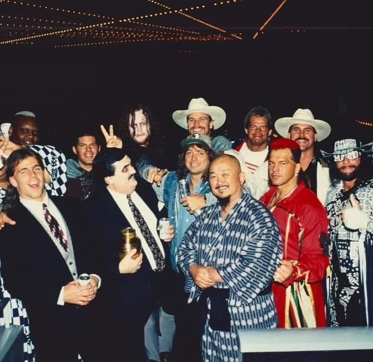 DecadesWwf's tweet photo. Some WWE (WWF) stars and Managers, early 90’s #WWE #Wrestling #90s #Throwback #Superstars https://t.co/Q0ZOBX0Atd