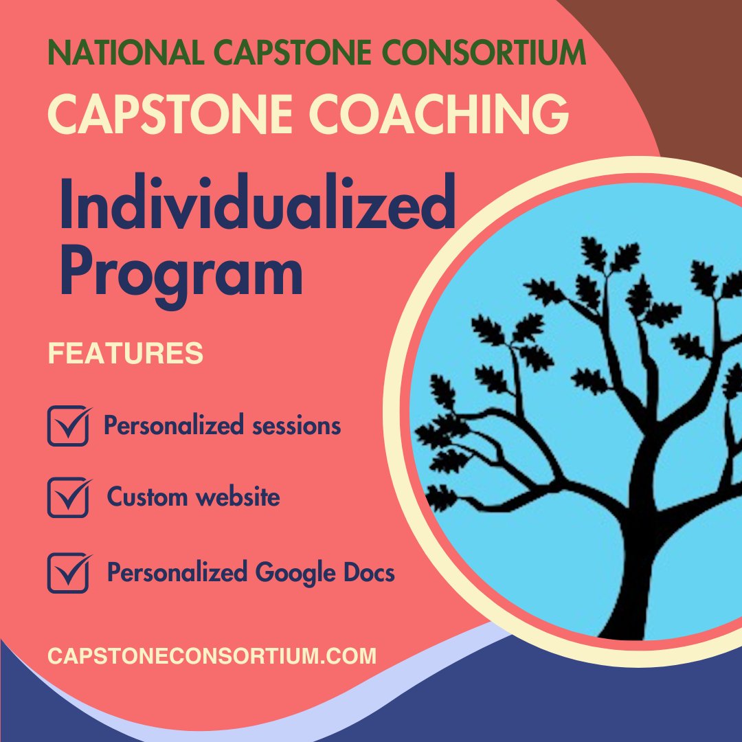 Our Capstone coaching adapts to your school’s needs

Explore our Individualized Program option with added flexibility to meet your school or district’s outcomes

✅ Personalized sessions
✅ Custom website
✅ Personalized Google Docs

Sign up today:
capstoneconsortium.org/coaching-regis…
