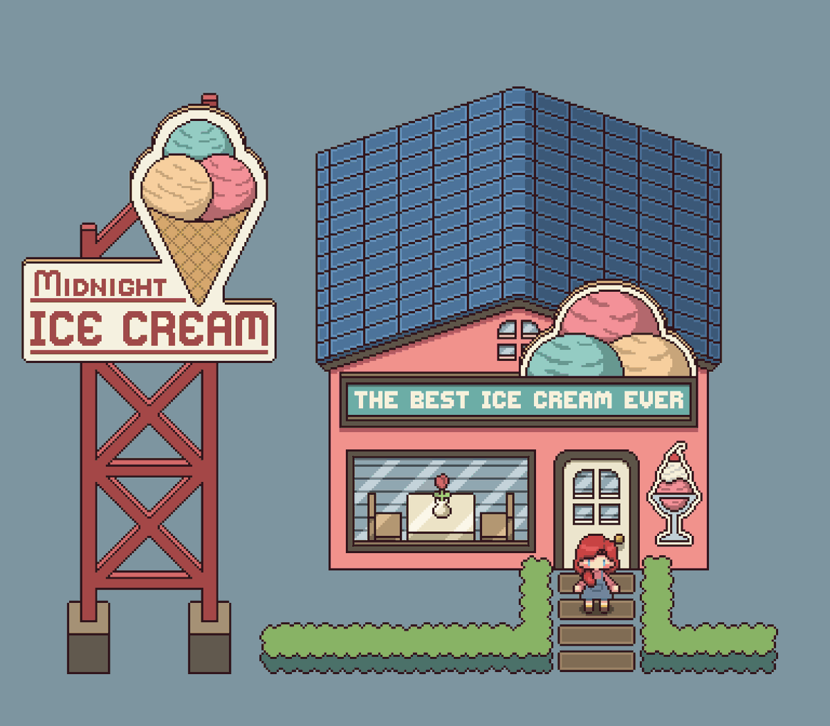 OldDeathSundae's tweet photo. I scream You scream gimme that gimme that ice cream
#MidnightFA #pixelart https://t.co/oHKr2Odav9
