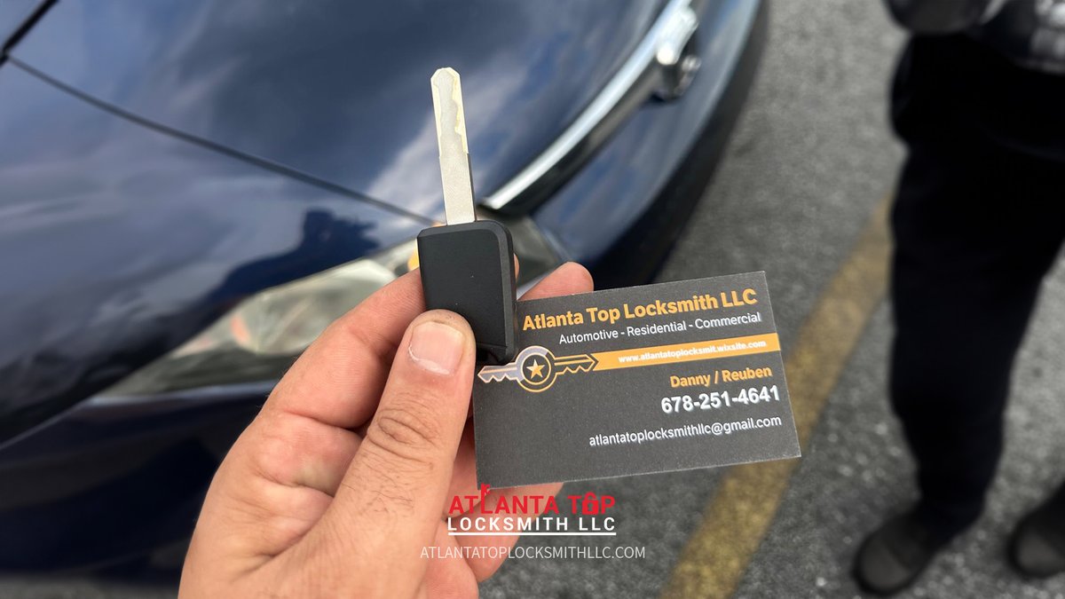 AtlantaLlc's tweet photo. Need a car rekey? Our mobile locksmiths come to you!
Fast, convenient, and affordable. No need to tow your car to a shop. call now at (770) 400-9781 and we are on the way!

Learn more: https://t.co/rKuYkVTFDv

#AtlantaTopLocksmith #AutomotiveLocksmith #carlocksmith  #rekey https://t.co/t9x5lETFnM