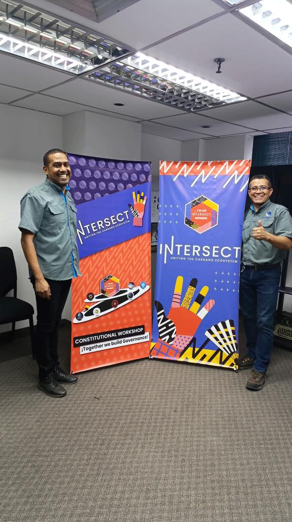 Funintecvzla's tweet image. Felicitamos a @jeancaguilar1 y a nuestro CEO @WVaron72 por haber sido elegidos como los representantes de Venezuela en el Cardano Constitutional que se llevará a cabo en Argentina. 🇻🇪🇦🇷

¡Mucho éxito para ambos! 🚀

#CardanoCommunity #Cardano #Intersect #CardanoVZLA #Venezuela