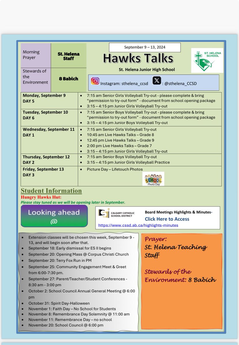 St. Helena Jr. High tweet media