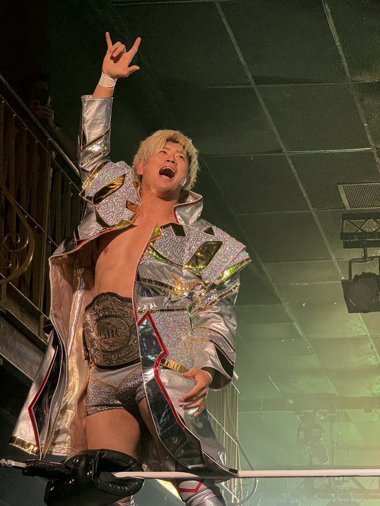 AKIRA02271's tweet photo. NOAH UK TOUR

清宮海斗 vs  リッキーナイト•Jr

#イギリス#ロンドン
#noah_ghc https://t.co/bzsvUunjwZ