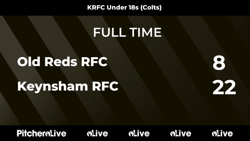 KeynshamRugby's tweet photo. FULL TIME: Old Reds RFC 8 - 22 Keynsham RFC
#OLDKEY #Pitchero
https://t.co/btlhmJddOw https://t.co/1TzoDoUj3J