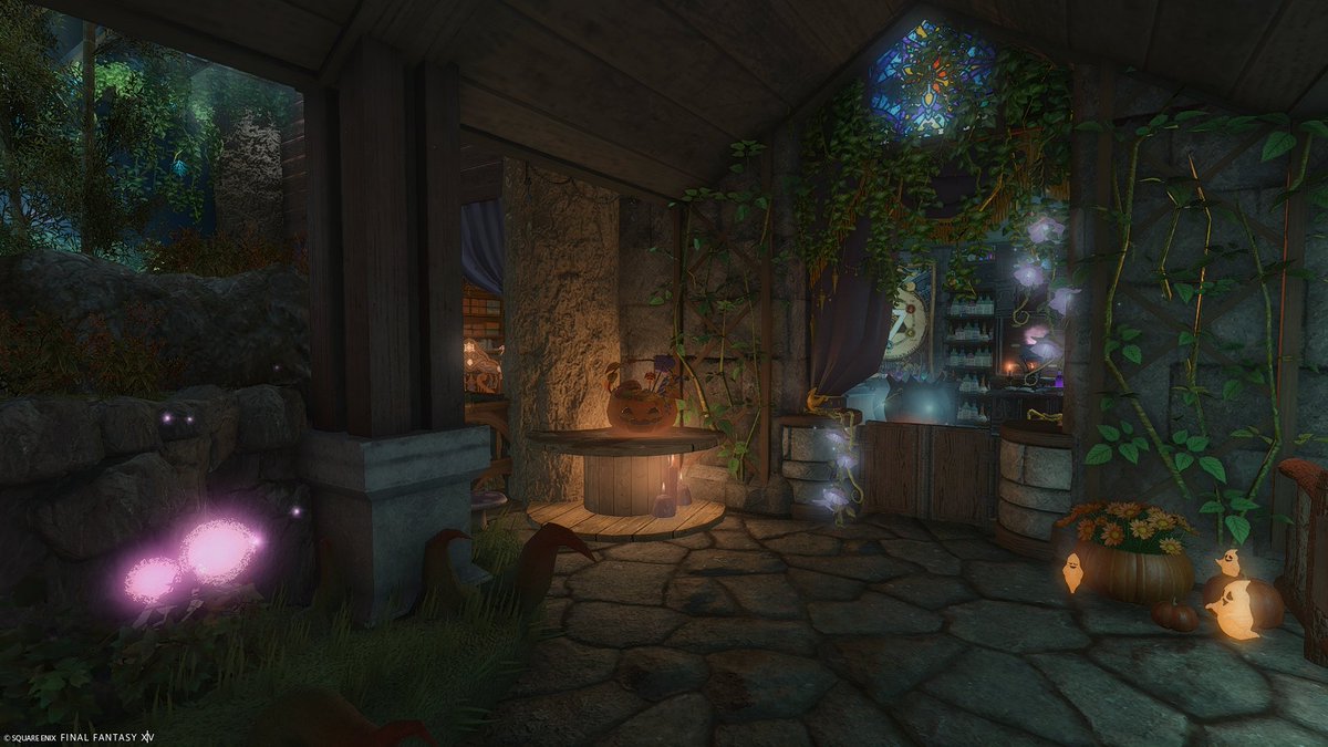 overly_okay's tweet photo. [M] Mushroom Swamp
Aether/Gilgamesh/Mist/W1P4

I didn't know whether to make a cozy witch house or a creepy alchemist lab, so I did both! In a swamp! (1/2)
#ffxiv #ff14 #ffxivhousing #ff14housing #hgxiv https://t.co/Q3Z00rq2lM