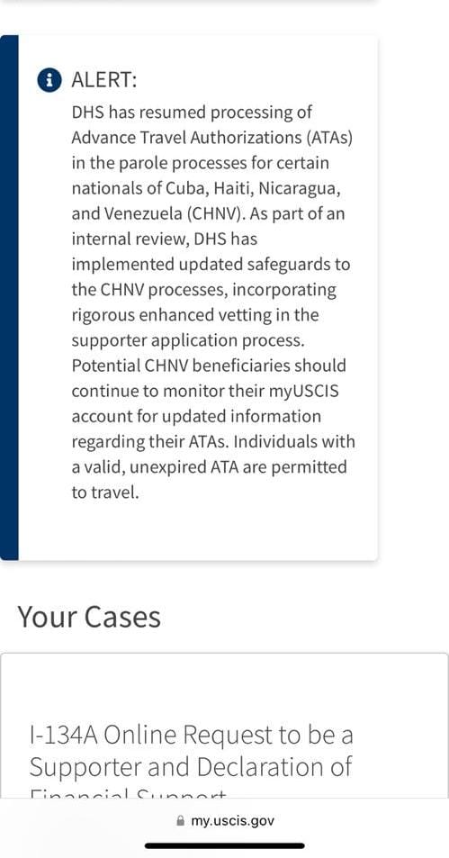 <a href="/CBP/">CBP</a> <a href="/USCIS_es/">USCIS Español</a> <a href="/USCIS/">USCIS</a> <a href="/DHSgov/">Homeland Security</a> <a href="/POTUS/">President Donald J. Trump</a> <a href="/VP/">Vice President JD Vance</a> @