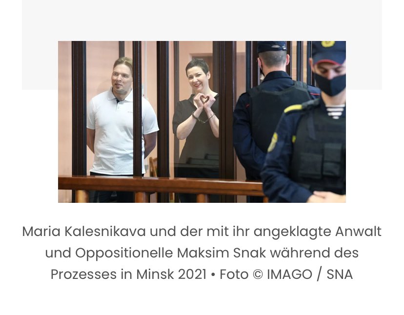 TatsianaKhomich's tweet photo. The Belarusian government has systematically used isolation and psychological pressure on prominent prisoners like @by_kalesnikava . They want the West to intervene, knowing that without help, these prisoners may not survive #SOSMaria #StandWithMaria #Belarus https://t.co/hzUQ9Wu6J0