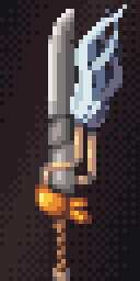 RiotEsper's tweet photo. Here's some more #swordtember2024 
Smoke, Moon and Sun swords. Smoke is some sort of impractical steampunk sword that blows steam in your face, apparently. 🤭 https://t.co/BmcGA5b5aI