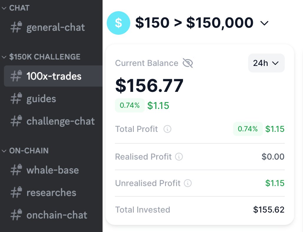 This will be $150,000 in a few weeks

All trades posted in my closed discord

Like, RT and drop a comment

I'll give access to 50 ppl. GL!