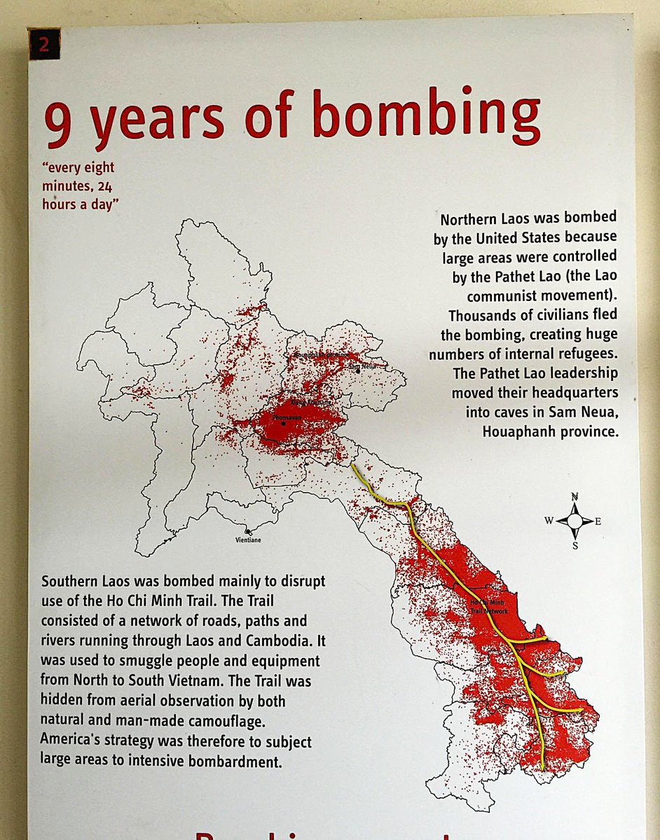Every Bomb America Dropped on Laos During the Vietnam War