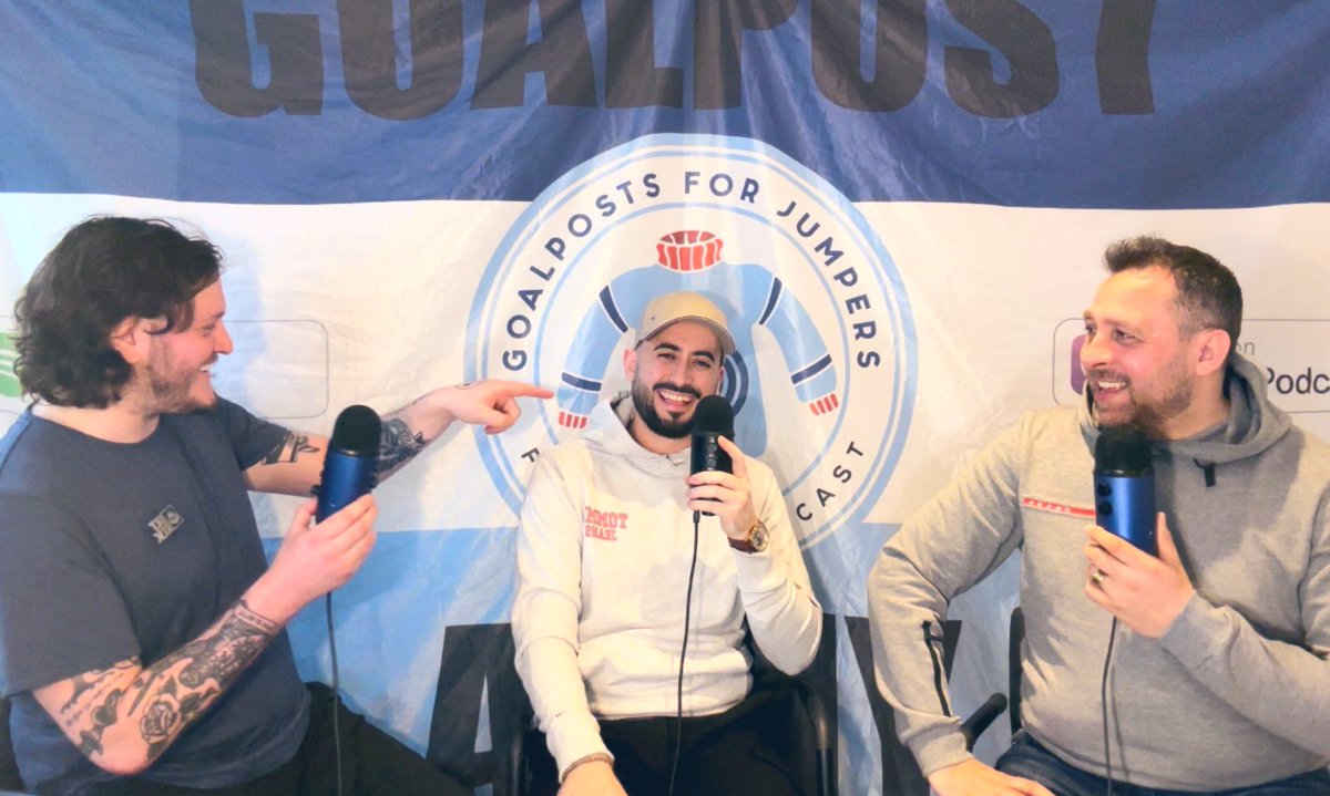 AlexGoalposts's tweet image. Michael Chopra popped in for a chat