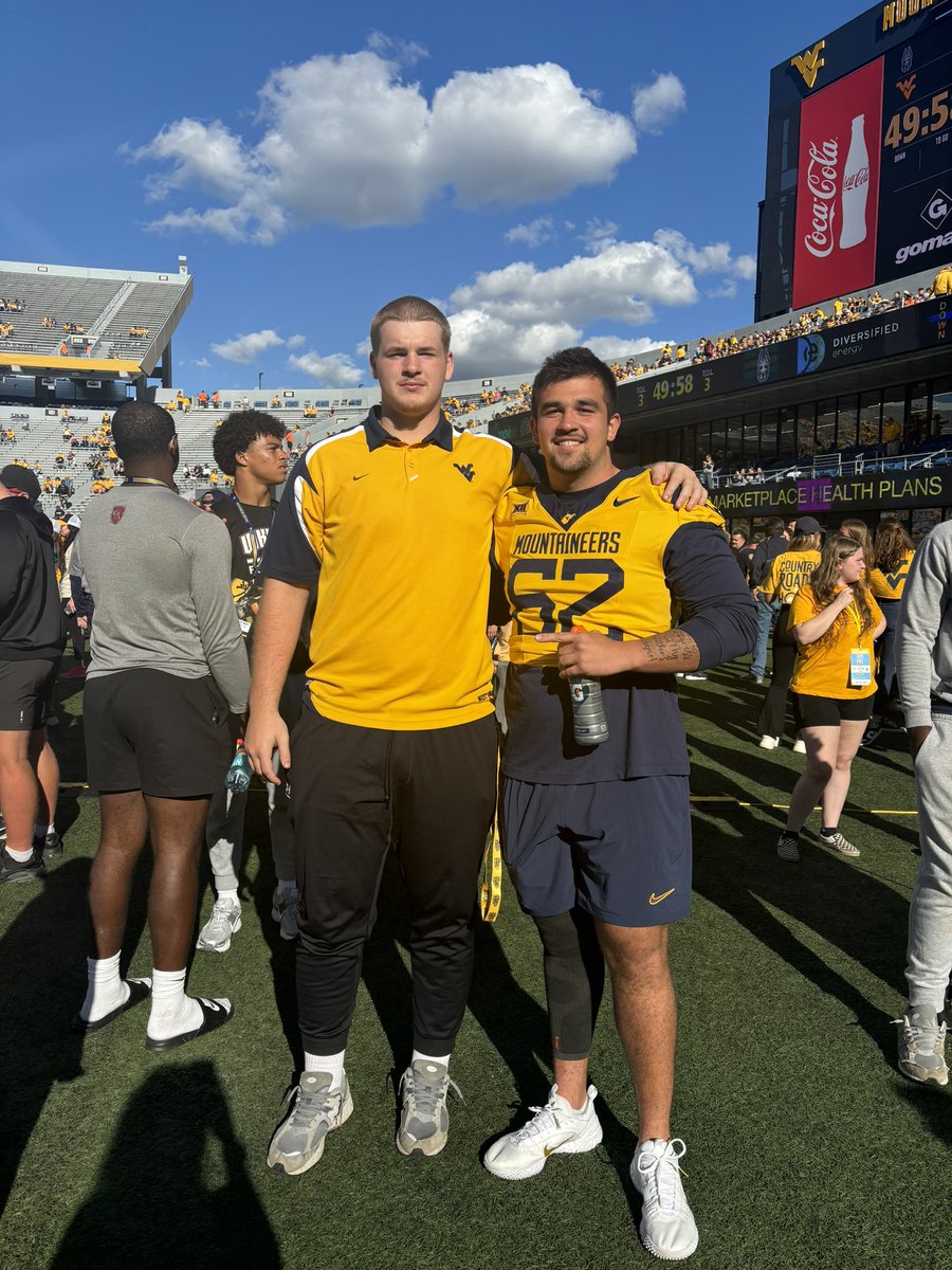 gcfootball's tweet photo. Our GC Mountaineers at yesterday’s game 

@KyleAltuner @eidan_buchanan 

#WeAreGC https://t.co/yX6vxoUEVM