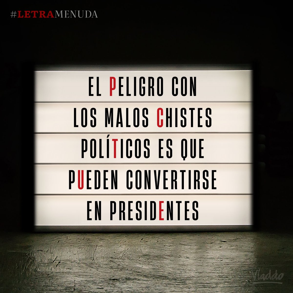 VLADDO's tweet photo. #LetraMenuda https://t.co/ImSMQY7VOb