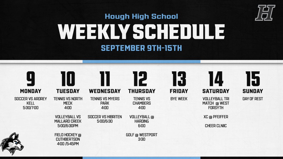 Hough HS Athletics (@houghathletics) on Twitter photo 
