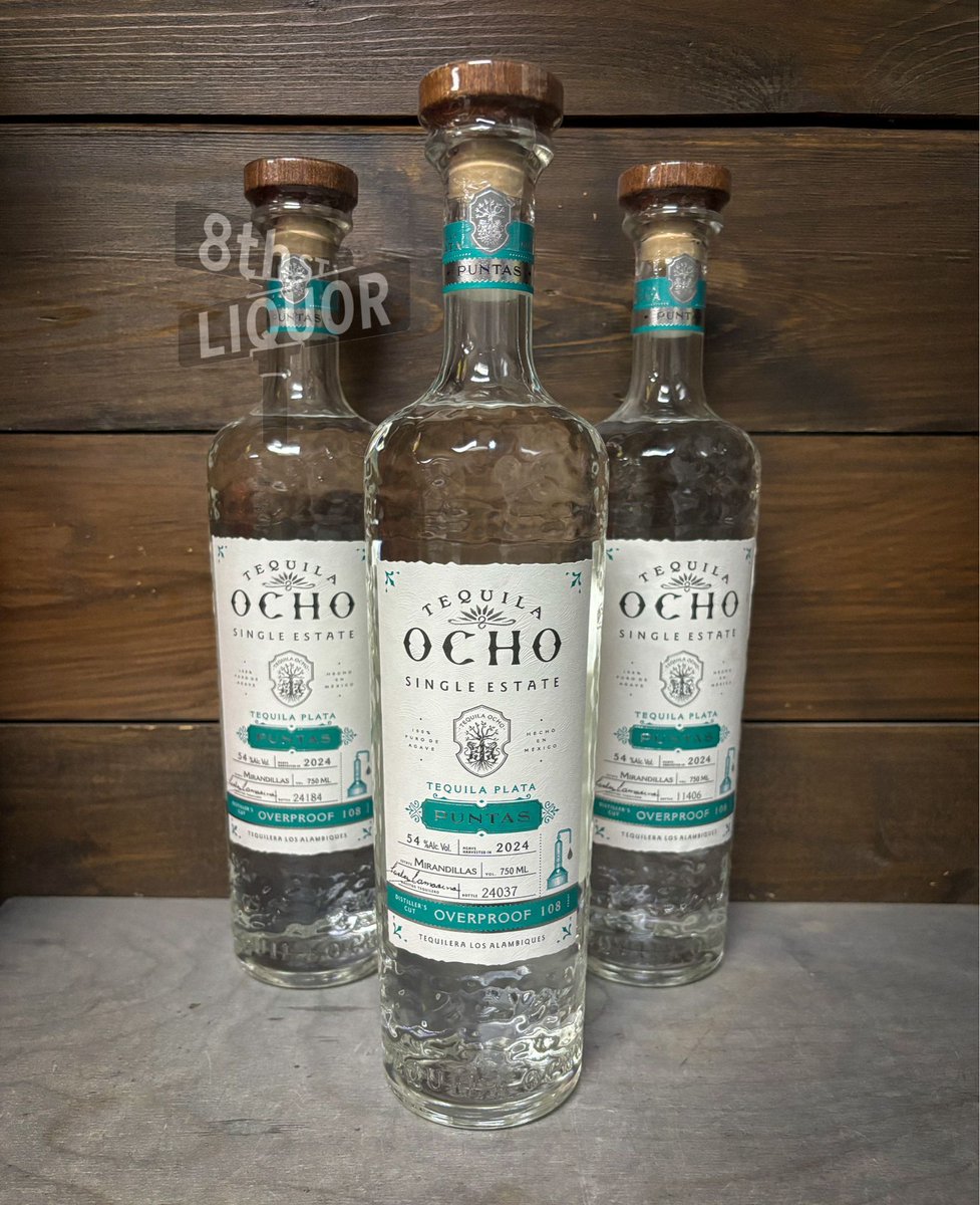 8thStreetLiquor's tweet image. You don&apos;t want to miss out on the LIMITED Tequila Ocho Puntas Overproofed Tequila!

#TequilaOcho #Puntas #WhereGoodTimesStart