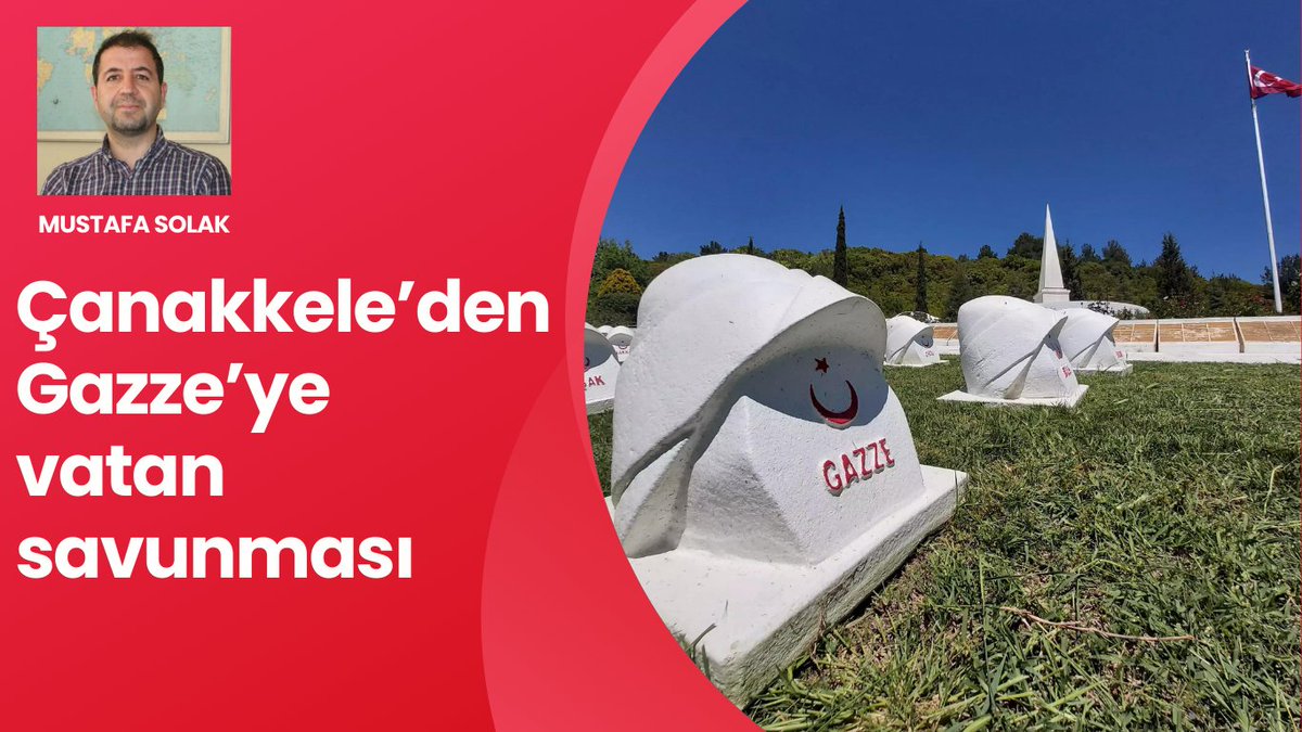 ✍️ Mustafa Solak yazdı:

Çanakkale'den Gazze'ye vatan savunması
👇
vatanemekcumhuriyet.com/canakkaleden-g…

<a href="/karahuseyinler/">Mustafa Solak</a>