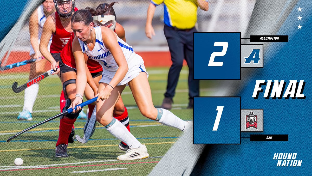 GoAssumptionU's tweet image. 𝗗𝗢𝗪𝗡 𝗚𝗢𝗘𝗦 𝗡𝗢. 𝟮 𝗘𝗔𝗦𝗧 𝗦𝗧𝗥𝗢𝗨𝗗𝗦𝗕𝗨𝗥𝗚!
The Greyhounds used two second half goals to rally past ESU 

#LetsGoHounds #HoundNation #NE10EMBRACE #d2fh