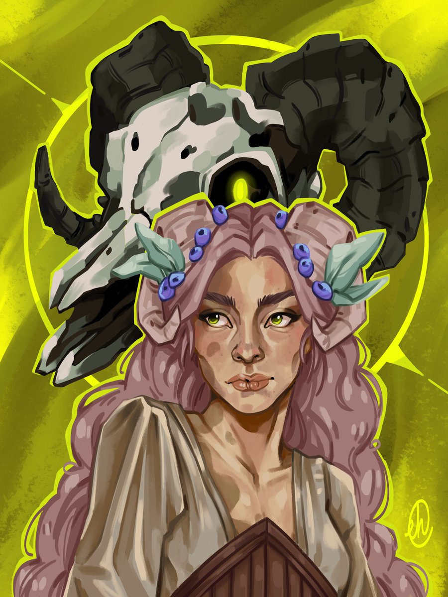 Got the itch to draw again!! 

My Spore Druid Sage 🌿