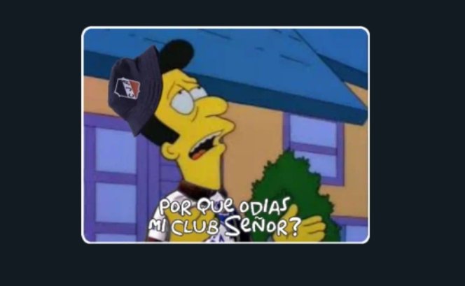Por que odias a mi club señor?
