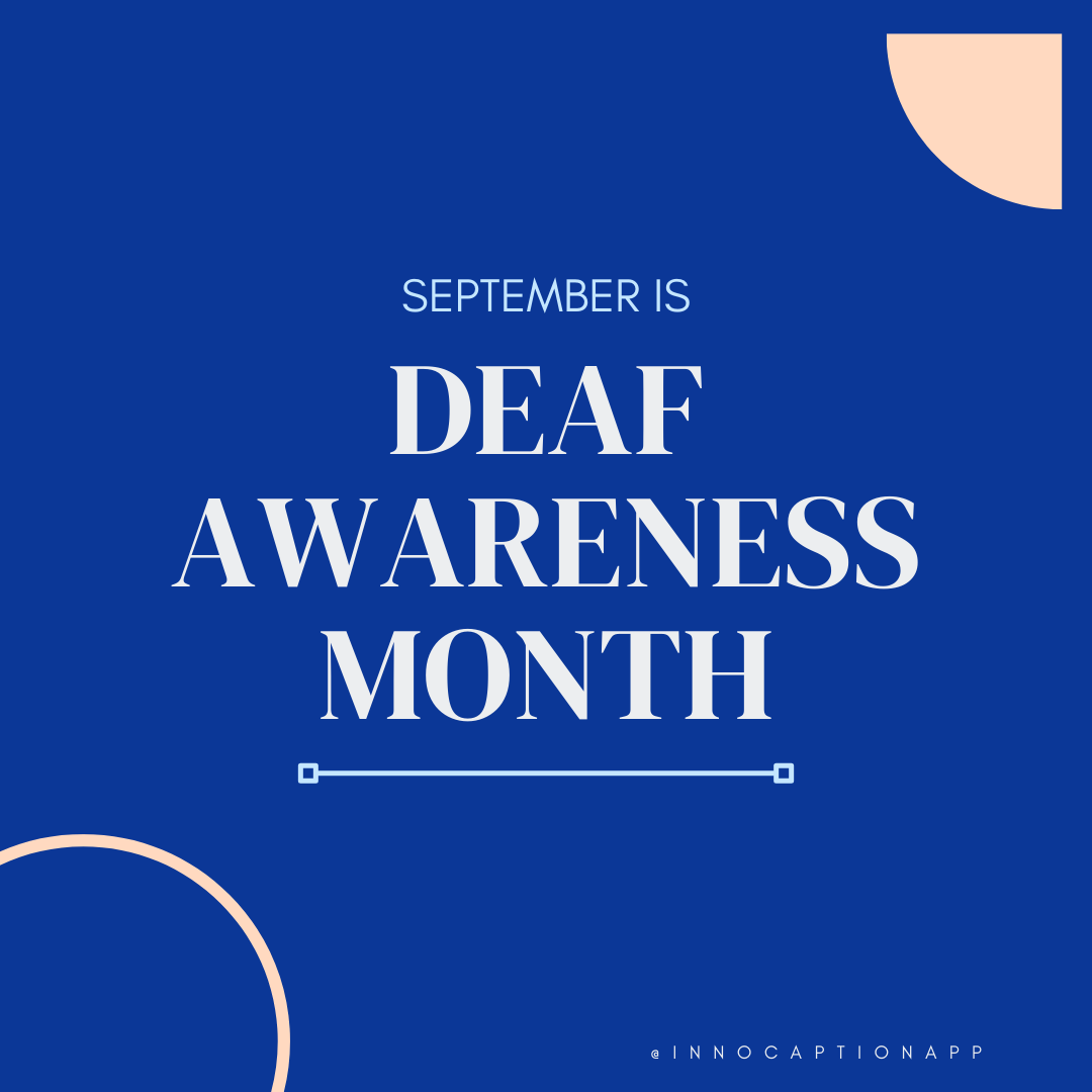 InnoCaption's tweet photo. 🎉 September is #DeafAwarenessMonth! 🎉

💡 Did you know? "Deaf" (capital D) and "deaf" (lowercase d) have different meanings! Learn more about #DeafCulture, #ASL, and #DeafEducation. 🙌✨

📲 Share this and tag a friend to spread awareness! #DeafAwareness #InclusionMatters https://t.co/ijEiie9JGM