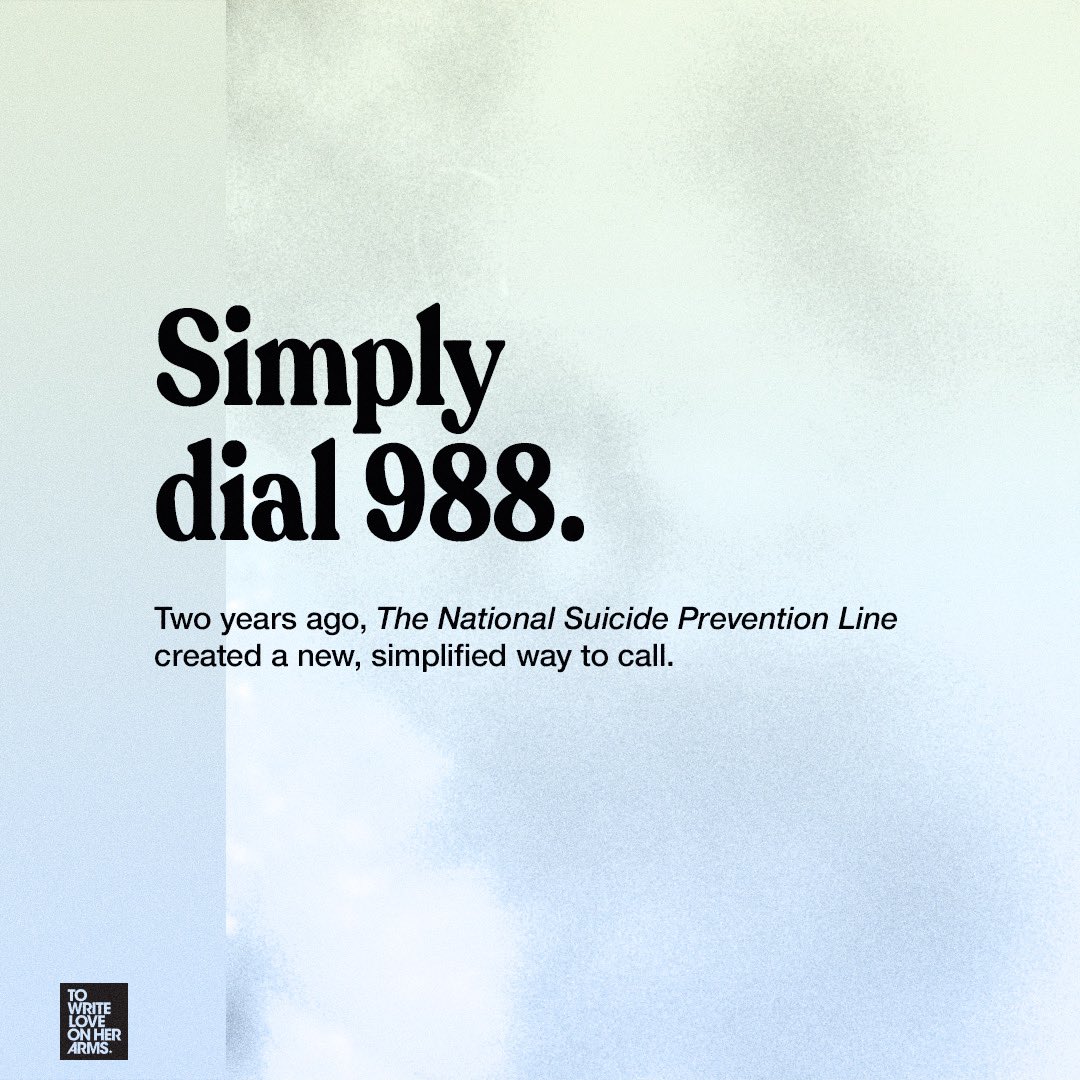 Information about 988—The National Suicide Prevention Line, a 🧵.