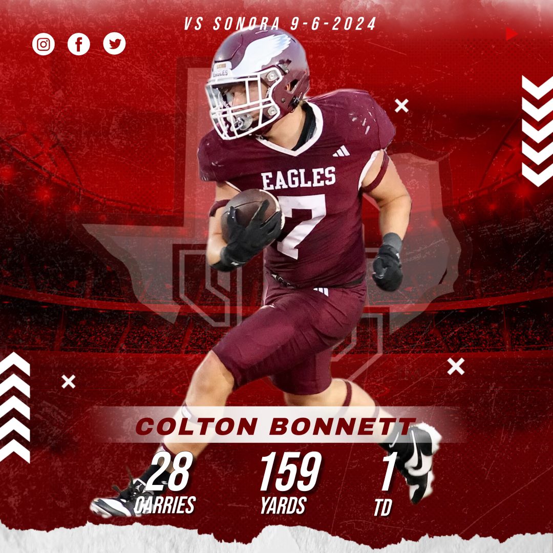 bonnett_colton's tweet photo. Game 2 stats. #texasfootball #RB1 #AGTG https://t.co/qtIpGe0ZnR