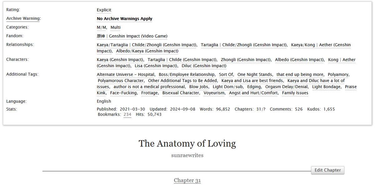 sunraewrites's tweet photo. Chapter 31 of The Anatomy of Loving is up! Things get spicy 👀 

#chaeli #chaeyali #kaether #kaebedo

https://t.co/EEbe6zT6rg https://t.co/SmTNdqmrnP