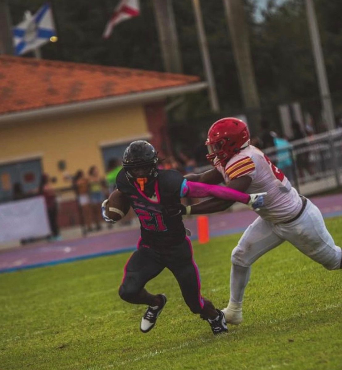 Rising Stars (@jerryrecruiting) on Twitter photo West Broward (FL) 27’ RB <a href="/Amosbrad177/">Amos Bradford</a>
He ranks No. 1 in rushing yards in So. Fla and No. 9 overall in the state of Florida. The University of Miami, Indiana, USF, and WVU have all verbally offered him. West Broward (FL) 27’ RB <a href="/Amosbrad177/">Amos Bradford</a>
He ranks No. 1 in rushing yards in So. Fla and No. 9 overall in the state of Florida. The University of Miami, Indiana, USF, and WVU have all verbally offered him.