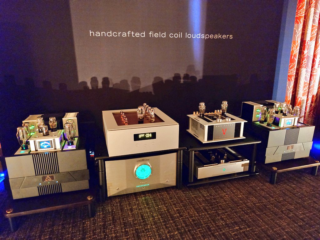 AT110s's tweet image. Songar Audio(sa)
handcrafted field coil loudspeakers
フルレンジに魅せられた方が脱サラし始めた会社
故秋山氏のFeastrex励磁ユニットに特に感銘を受けたと

Lampizator Poseidon DAC→WHAMMERDYNE Monolith(one-off)→sa S1x Nova field coil &amp;amp; power supply

Stromtank S-2500 Quantum

#PAF2024