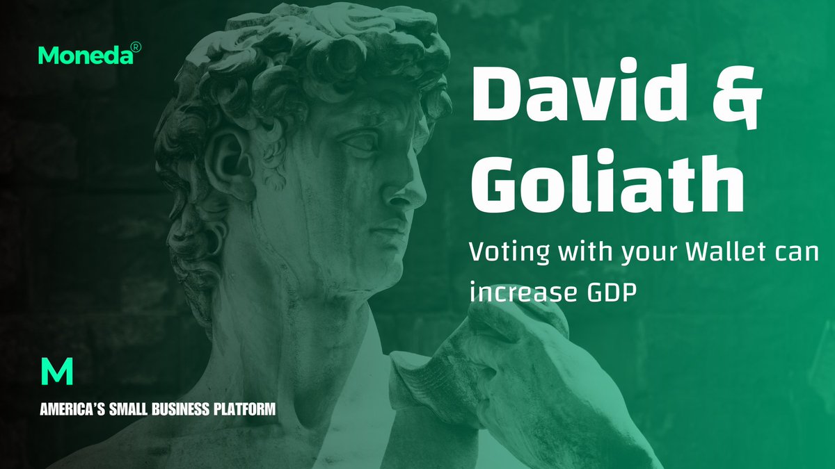 Voting with our Wallets is influencing the future we want our future generations to live in. Spending just a little more locally can Save and Amplify Main Street.

Read more about it in today's David and Goliath: linkedin.com/pulse/voting-y…

#smallbusiness #finance #local #veterans