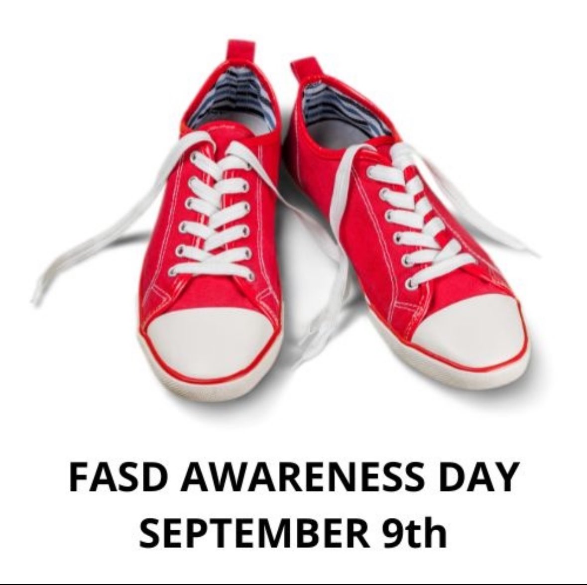 FASD Awareness Day is September 9th. Wear a touch of red with your uniform to show your support ❤️