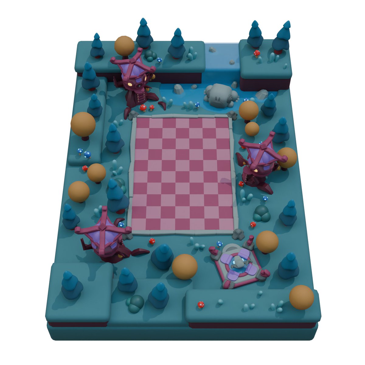 Sneak Peek!
Take a look at the board we made for our magical second set: Mana Forest.
Stay tuned for more sneak peeks and news :)
#TrickyTactics