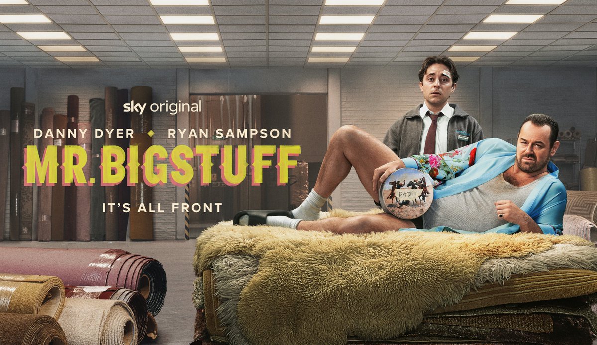 We're excited to share this brilliant new Key Art shot by Nicky Hamilton. Following the story of estranged brothers Glen and Lee, Sky's new six-part comedy series Mr. Bigstuff stars Danny Dyer and Ryan Sampson. Thanks to our hardworking crew and all the fab team at Sky Creative.
