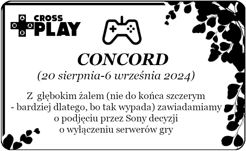 Cross_Play_pl's tweet photo. Czytaliście nekrolog Concorda? 
Redaktora Hagena poniosła dzisiaj wena 🥳 Po wersję rozszerzoną, wraz z obszernym opisem co właściwie się stało, zapraszamy do najnowszego wydania Cross News!
#ConcordGame #SonyPL #PlayStationPL #PS5 #HeroShooter #Nekrolog #CrossNews #Crossplay https://t.co/SopSVNUS7C